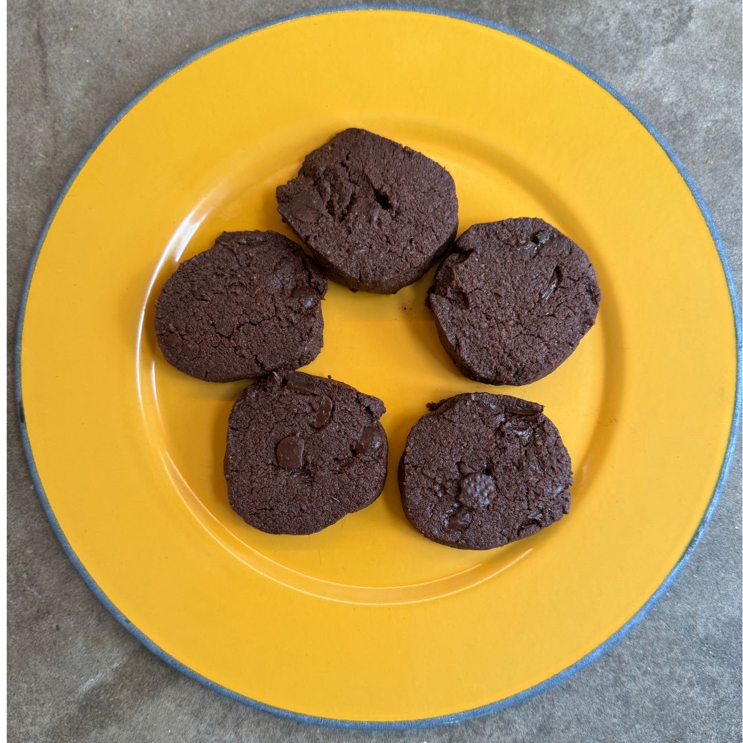 Crumbly Chocolate Olive Oil Biscuits