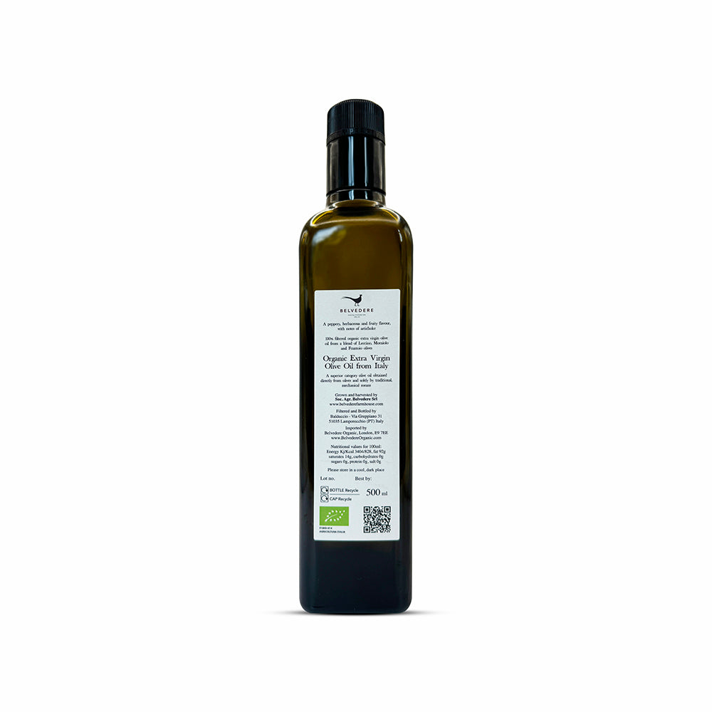 Organic Extra Virgin Olive Oil: Bottle