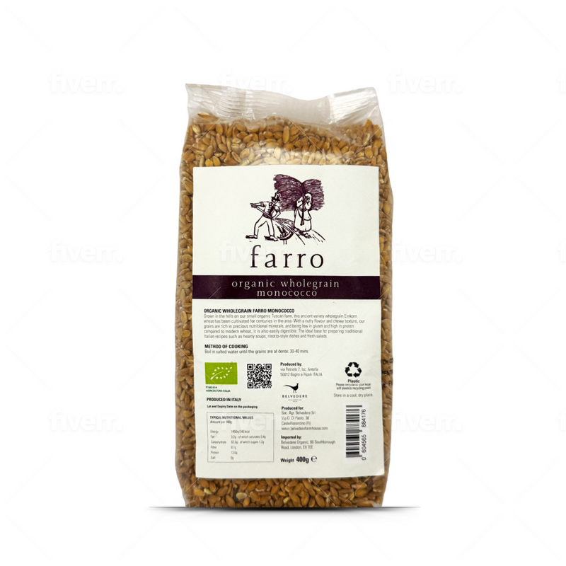 Organic Einkorn Wheat Berries 400g