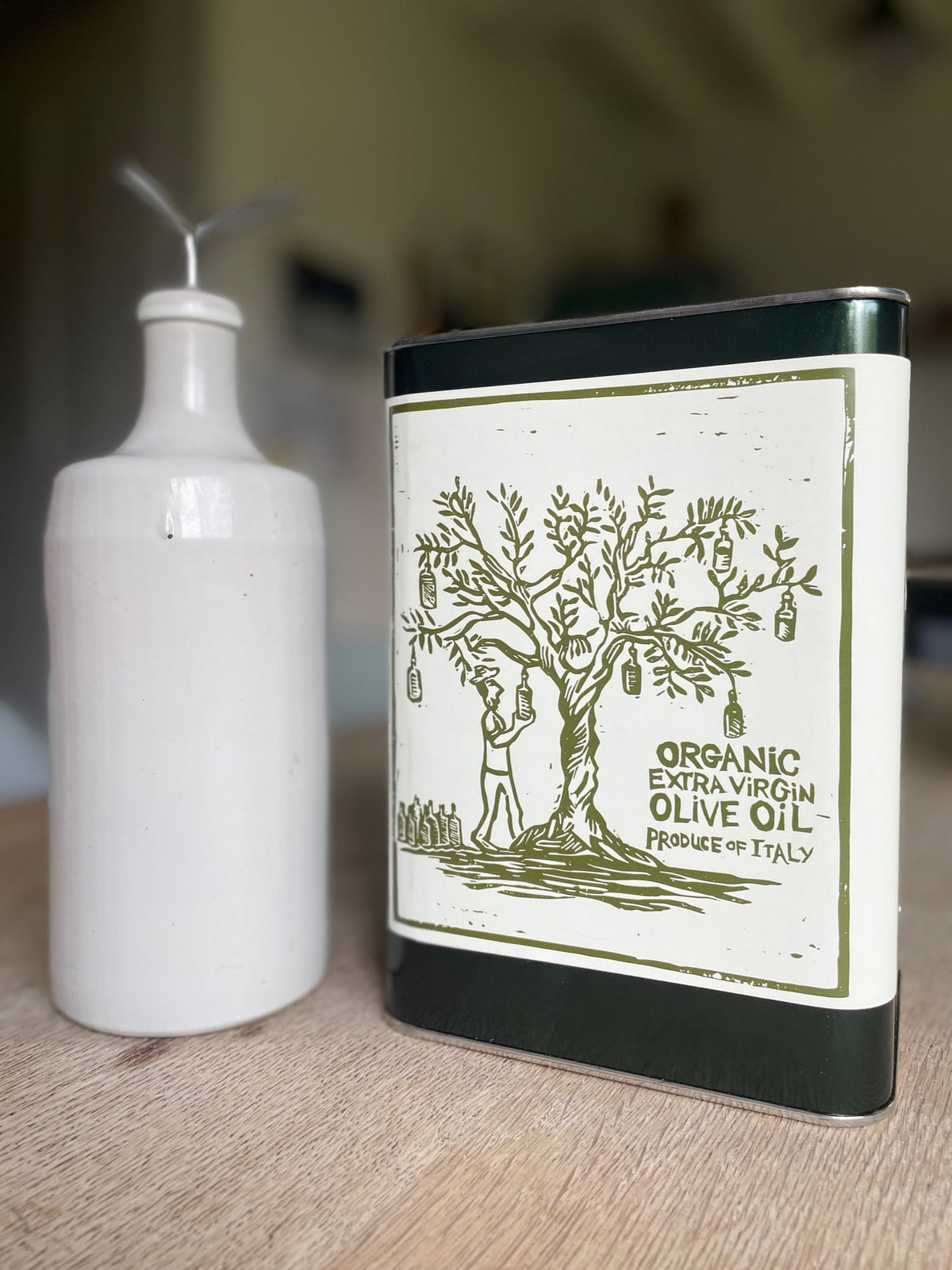 Organic Extra Virgin Olive Oil: Tin